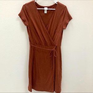 Burnt rusty orange dress/tunic